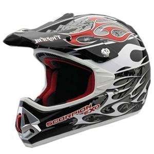  Scorpion VX 17 Burnout Helmet   X Small/Red Automotive
