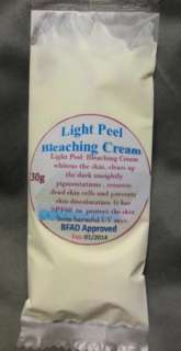 Light Peel Skin Whitening Bleaching Cream w/ SPF60 30g  