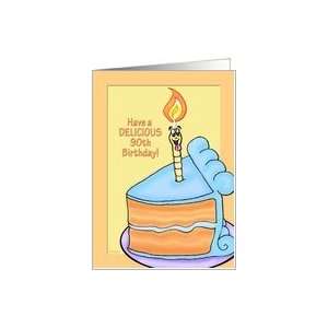  Tasty Cake Humorous 90th Birthday Card Card Toys & Games