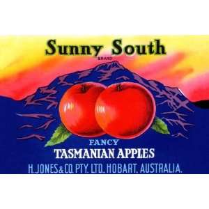  Sunny South Tasmanian Apples 12x18 Giclee on canvas