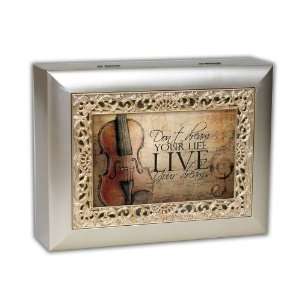  Live Your Dreams Jewelry Music Box Plays Unchained Melody 