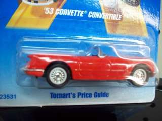 Hot Wheels 53 Corvette Convertible 1998 tomarts price  