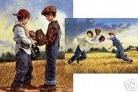 The Shoeshine Boy by Jim Daly Print of Boy And Dog  