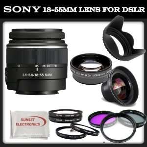  Sony SAL 1855 18 55mm f/3.5 5.6 DT AF Zoom Lens + SSE 