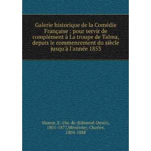    Denis), 1801 1877,MÃ©nÃ©trier, Charles, 1804 1888 Manne Books