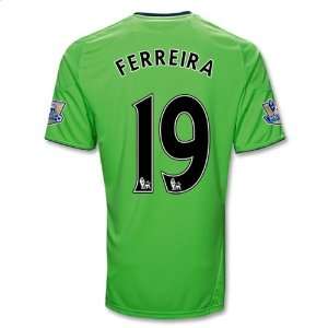  Chelsea 10/11 FERREIRA Third SS Soccer Jersey Sports 