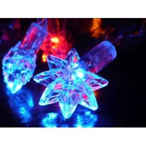   Star LED String Lights; LED Christmas Lights; Party Lights: Patio