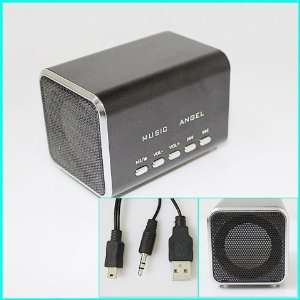  3.5mm USB Audio Sound Box Speaker Music Angel GB V204BK 