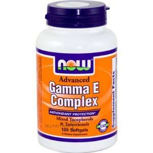  Now Advanced Gamma E Complex, 120 Softgel Health 