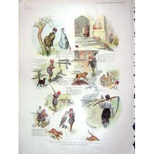   1901 STORY GOLDEN GLOVE SQUIRE TAMWORTH COLOUR PRINT