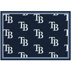 Tampa Bay Rays 54x78 Repeat Rug: Sports & Outdoors