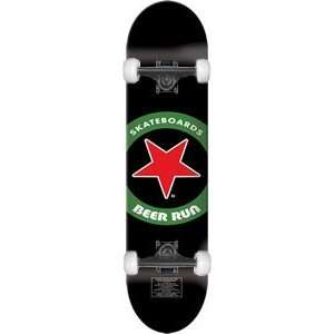  Beer Run Skateboard Circle Star   7.75 w/Essential Trucks 