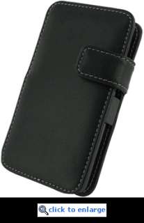 Blk Monaco Book Type Leather Case Cover for Motorola Droid Bionic 