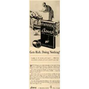  1938 Ad P Lorillard Co Inc Briggs Pipe Mixture Tobacco 