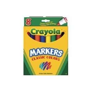  Crayola Classic Markers Broad Line 8 CT: Toys & Games