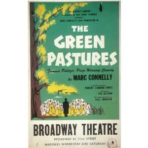   Green Pastures, The Poster Broadway Theater Play 14x22