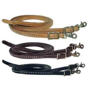  Tahoe Tack Split Reins with Spots Dark Oil  USA Leather 