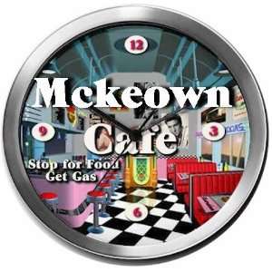  MCKEOWN 14 Inch Cafe Metal Clock Quartz Movement: Kitchen 