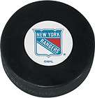 New York Rangers Original 6 Team NHL Logo Hockey Puck by InGlasco