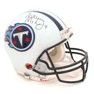  Steve McNair Signed Helmet   (Tennessee Titans: Sports 