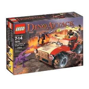    LEGO Dino Attack Fire Hammer vs. Mutant Lizard: Toys & Games