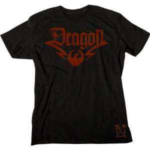 Dragon Alliance Menace T Shirt , Size 2XL, Color Black 723 2066 BLK 