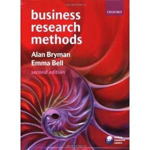  Business Research Methods [Paperback]: Alan Bryman: Books