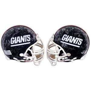  New York Giants Signed Pro Helmet 40 Sigs: Sports 