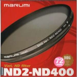 com Marumi 72mm 72 DHG Vari ND ND2 to ND400 400 Neutral Density Fader 