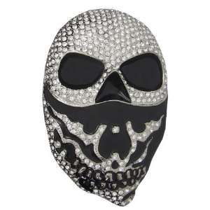  Rhinestone Skull Mask Belt Buckle: Everything Else