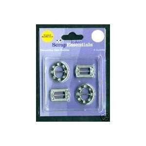  Decorative Gem Belt Buckles Scrapbooking Embellishments 