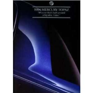    1994 MERCURY TOPAZ Sales Brochure Literature Book: Automotive