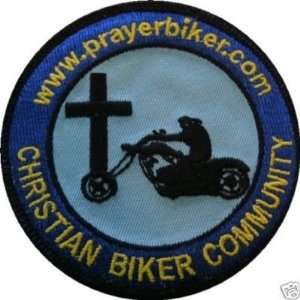  PrayerBiker Round Member Christian Biker Vest Patch 