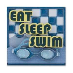  Swim Team Lil Stack 3 D Sticker: Home & Kitchen