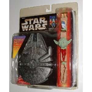  Star Wars Collector Timepiece Yoda Watch Millennium Falcon 