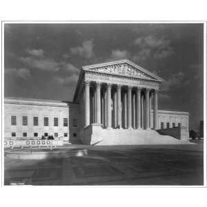  U.S. Supreme Court building,Facade and plaza,c1950