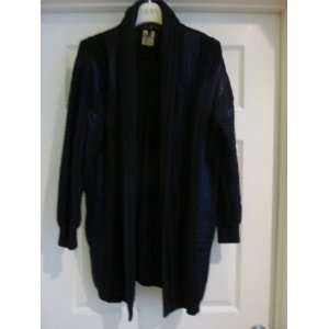  Escada Long Black Cardigan Sweater Sz 36: Everything Else