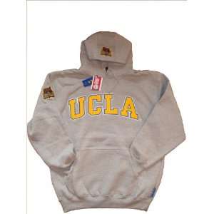 UCLA Bruins Heather Grey NCAA Fleece Lined Pullover Hoodie Sweathshirt 