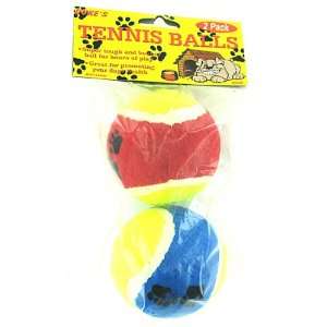  Bulk Buys DI008 Tennis Balls with Paw   Pack of 96 