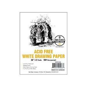  36 IN.X5YD WHITE DRAWING ROLL: Arts, Crafts & Sewing