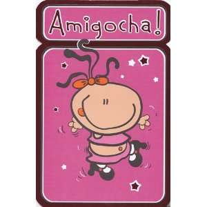   Spanish Amigocha Translation on Back
