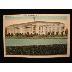  1920s Bureau of Printing & Engraving, Washington PC not 