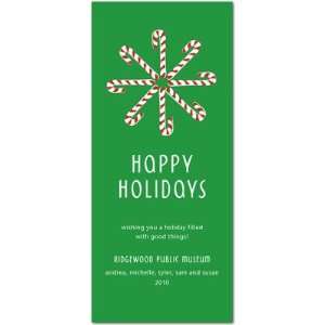  Business Holiday Cards   Striped Canes By Studio Basics 