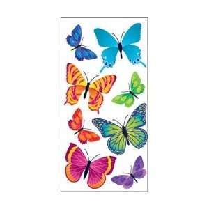   75X6.75 Sheet   Realistic Butterflies Arts, Crafts & Sewing