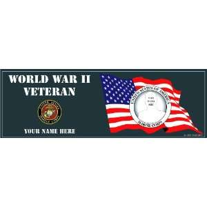  Marine Corps World War II Bumper Sticker: Everything Else