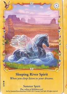 BELLA SARA CARD SUMMER CAMP #32*SLEEPING RIVER SPIRIT*  