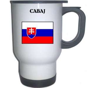  Slovakia   CABAJ White Stainless Steel Mug Everything 