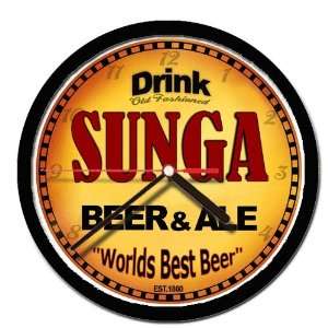  SUNGA beer and ale cerveza wall clock: Everything Else