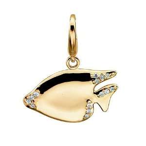  Diamond Sunfish Charm: Jewelry