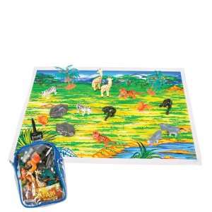  12 Piece Safari Kids Set Case Pack 7: Toys & Games